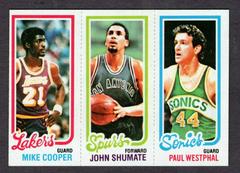 Cooper, Shumate, Westphal Basketball Cards 1980 Topps Prices