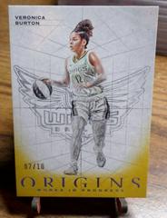 Veronica Burton [Gold] #8 Basketball Cards 2023 Panini Origins WNBA Works in Progress Prices