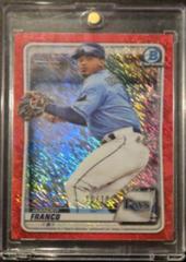 Wander Franco [Red Refractor] #BCP-163 Baseball Cards 2020 Bowman Chrome Prospects Prices