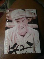 Grover C. Alexander #38 Baseball Cards 1994 Upper Deck American Epic Prices