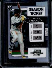 Wander Franco [Holo] #1 Baseball Cards 2022 Panini Chronicles Contenders Optic Prices