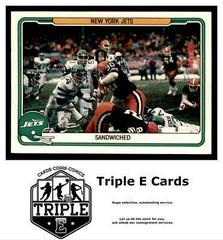 New York Jets [Sandwiched] Football Cards 1982 Fleer Team Action Prices