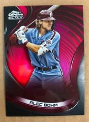 Alec Bohm [Red] #76 Baseball Cards 2022 Topps Chrome Black Prices