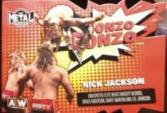Nick Jackson #BG-27 Wrestling Cards 2022 SkyBox Metal Universe AEW Bonzo Gonzo Prices