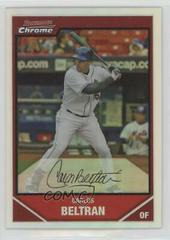 Carlos Beltran [Refractor] #176 Baseball Cards 2007 Bowman Chrome Prices