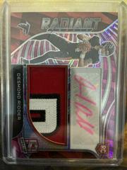 Desmond Ridder [Neon Pink] #RAD-DRI Football Cards 2022 Panini Spectra Radiant Rookie Patch Signatures Prices