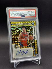 Cade Cunningham [Gold] #RAM-CCH Basketball Cards 2021 Panini Mosaic Rookie Autographs Prices