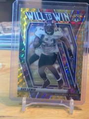 Ray Lewis [Reactive Yellow] #WW-17 Football Cards 2021 Panini Mosaic Will to Win Prices