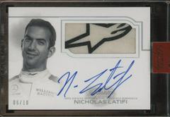 Nicholas Latifi [Glove] #AFP-NL Racing Cards 2020 Topps Dynasty Formula 1 Autograph Relic Prices