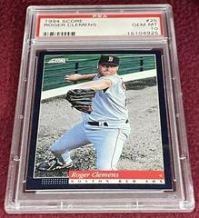 Roger Clemens #25 Baseball Cards 1994 Score Prices
