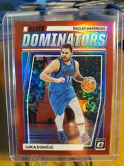 Luka Doncic [Red] #4 Basketball Cards 2022 Panini Donruss Optic Elite Dominators Prices