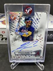 Ronald Acuna Jr. [Refractor] #PA-RA Baseball Cards 2023 Topps Pristine Autographs Prices