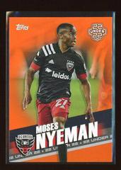 Moses Nyeman [Orange] Soccer Cards 2022 Topps MLS Prices
