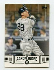 Aaron Judge [Gold] #AJ-23 Baseball Cards 2018 Topps Aaron Judge Highlights Prices