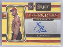 John Cena [Gold Prizm] #LS-JCN Wrestling Cards 2022 Panini Select WWE Legendary Signatures Prices