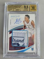 Scottie Barnes [Patch Autograph Tag] Basketball Cards 2021 Panini Immaculate Collection Prices