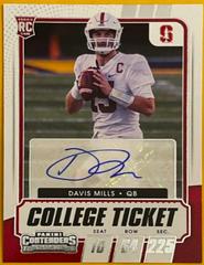 Davis Mills [Autograph] #308 Football Cards 2021 Panini Contenders Draft Picks Prices
