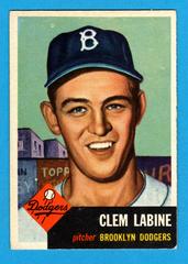 Clem Labine #14 Baseball Cards 1953 Topps Prices
