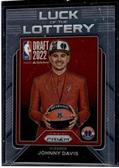 Johnny Davis #12 Basketball Cards 2022 Panini Prizm Luck of the Lottery Prices