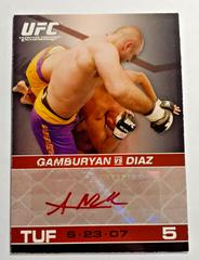 Manny Gamburyan [Red Ink] #AMG Ufc Cards 2009 Topps UFC Round 1 Autographs Prices