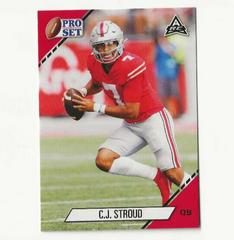C. J. Stroud [Red] Football Cards 2021 Pro Set College Prices