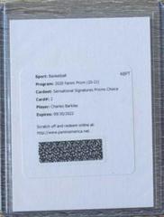 Charles Barkley [Choice Prizm] Basketball Cards 2020 Panini Prizm Sensational Signatures Prices