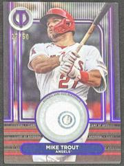 Mike Trout [Purple] #SOA-MT Baseball Cards 2024 Topps Tribute Stamp of Approval Prices