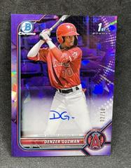 Denzer Guzman [Purple] #BSPA-DG Baseball Cards 2022 Bowman Chrome Sapphire Autographs Prices