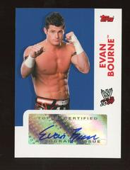Evan Bourne Wrestling Cards 2009 Topps WWE Autographs Prices