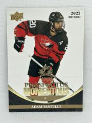Adam Fantilli [Gold] #PM-16 Hockey Cards 2023 Upper Deck Team Canada Juniors Prospectus Momentous Prices