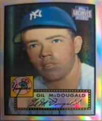 Gil McDougald [1952 Reprint] #51 Baseball Cards 2001 Topps Archives Reserve Prices