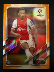 Jurrien Timber [Orange Bubbles] Soccer Cards 2020 Topps Chrome UEFA Champions League Prices