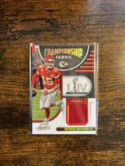 Patrick Mahomes II [Gold] Football Cards 2022 Panini Absolute Championship Fabric Prices