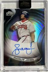 Andruw Jones [Refractor] Baseball Cards 2022 Topps Chrome Black Autographs Prices