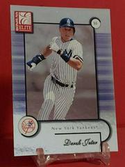 Derek Jeter #5 Baseball Cards 2001 Donruss Elite Prices