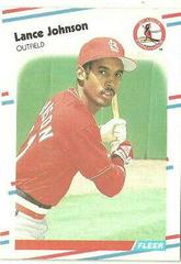 Lance Johnson #37 Baseball Cards 1988 Fleer Prices