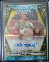 Lord Tensai [Gold] #SWA-LT Wrestling Cards 2020 Topps WWE Chrome Shocking Wins Autographs Prices