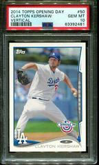 Clayton Kershaw [Vertical] Baseball Cards 2014 Topps Opening Day Prices