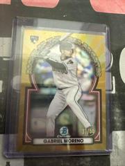 Gabriel Moreno [Mega Box Mojo Gold] Baseball Cards 2023 Bowman Chrome Rookie of the Year Favorites Prices