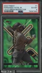 Fernando Tatis Jr. [Green Lava] #1 Baseball Cards 2022 Topps Finest Prices