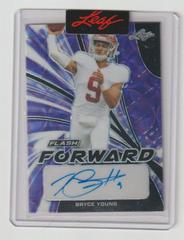Bryce Young [Kaleidoscope Purple] #FF-BY1 Football Cards 2022 Leaf Flash Forward Autographs Prices