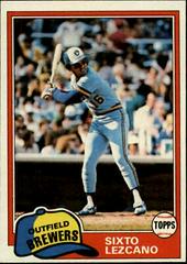 Sixto Lezcano #25 Baseball Cards 1981 Topps Prices