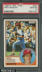 Mike Krukow #331 Baseball Cards 1983 O Pee Chee Prices