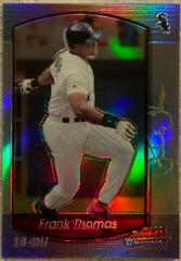 Frank Thomas [Refractor] #91 Baseball Cards 2000 Bowman Chrome Prices