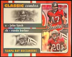 John Lynch, Ronde Barber [Red] Football Cards 2022 Panini Classics Combos Prices