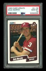 Dale Murphy #U-46 Baseball Cards 1990 Fleer Update Prices