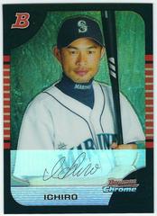 Ichiro [Refractor] #95 Baseball Cards 2005 Bowman Chrome Prices
