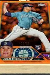 Juan Then [Orange] Baseball Cards 2023 Topps Chrome Update Sapphire Prices