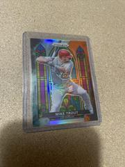 Mike Trout [Cosmic Haze Prizm] Baseball Cards 2021 Panini Prizm Stained Glass Prices