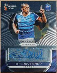 Thierry Henry Soccer Cards 2018 Panini Prizm World Cup Signatures Prices